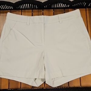 Vince Camuto White Bermuda Shorts Lightweight and Comfortable